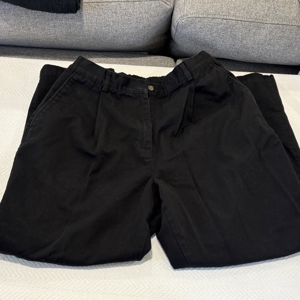 L.L. Bean Black Straight Leg Pants - Picture 3 of 14